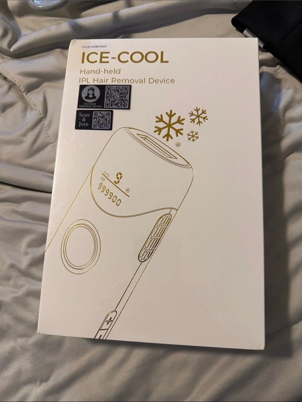 Hand-held IPL Hair Removal Device - White